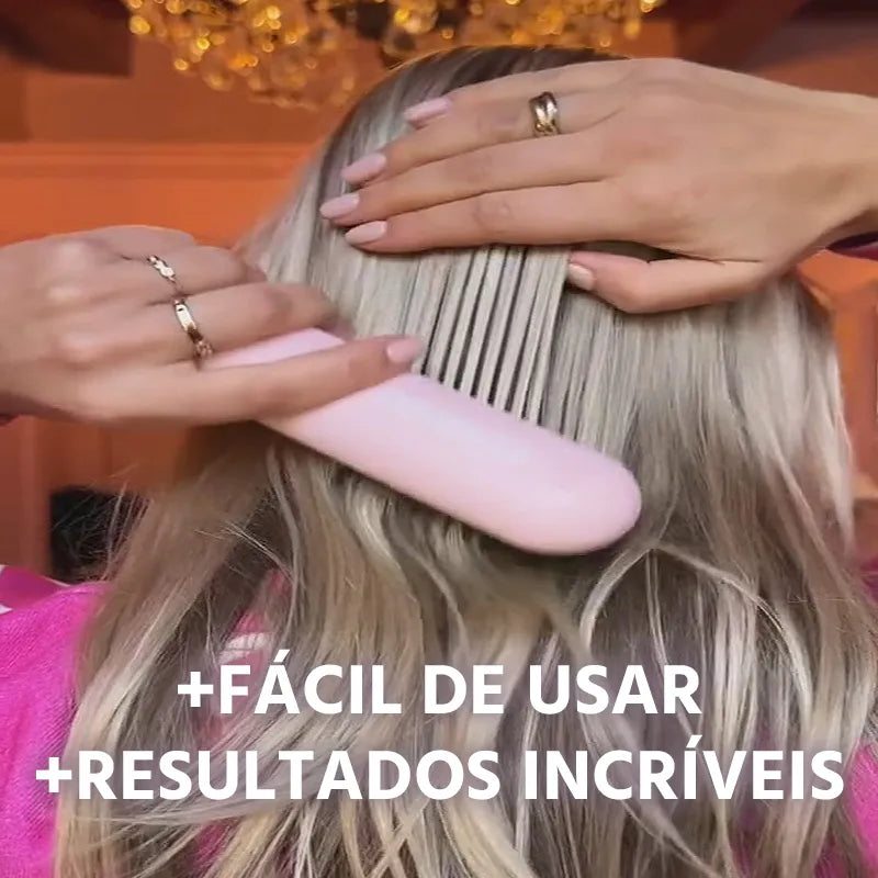 Escova PureGlam fácil de usar